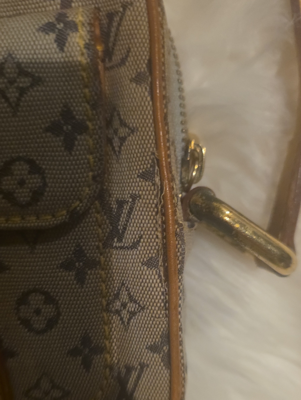 Louis Vuitton Mini Monogram Crossbody in Brown and Cream - Picture 13 of 14